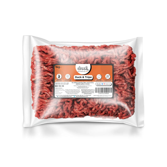 Drool Duck & Tripe Free Flow Mince 1kg