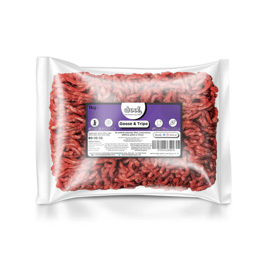 Drool Goose & Tripe Free Flow mince 1kg